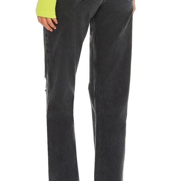 Agolde 90’s Denim - Distress Black - Picture 5 of 5